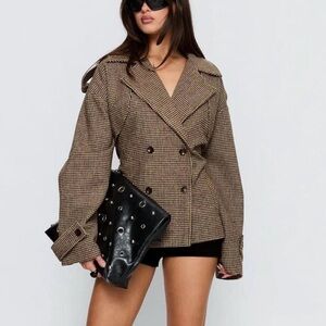 Princess Polly Brown Coat